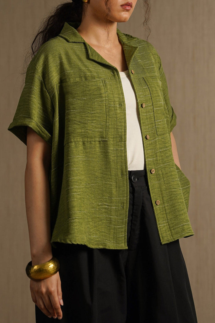 OLIVE OLIVE ROUTE SHIRT