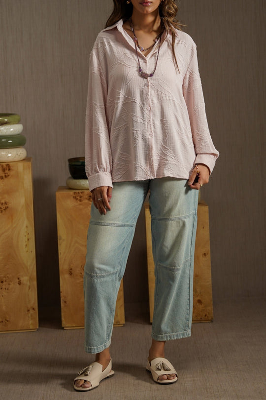 PINK WOMAN SHIRT&BLOUSE