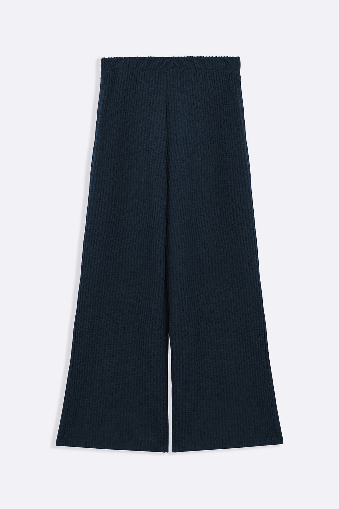 TEAL WAFFLE KNIT PANTS