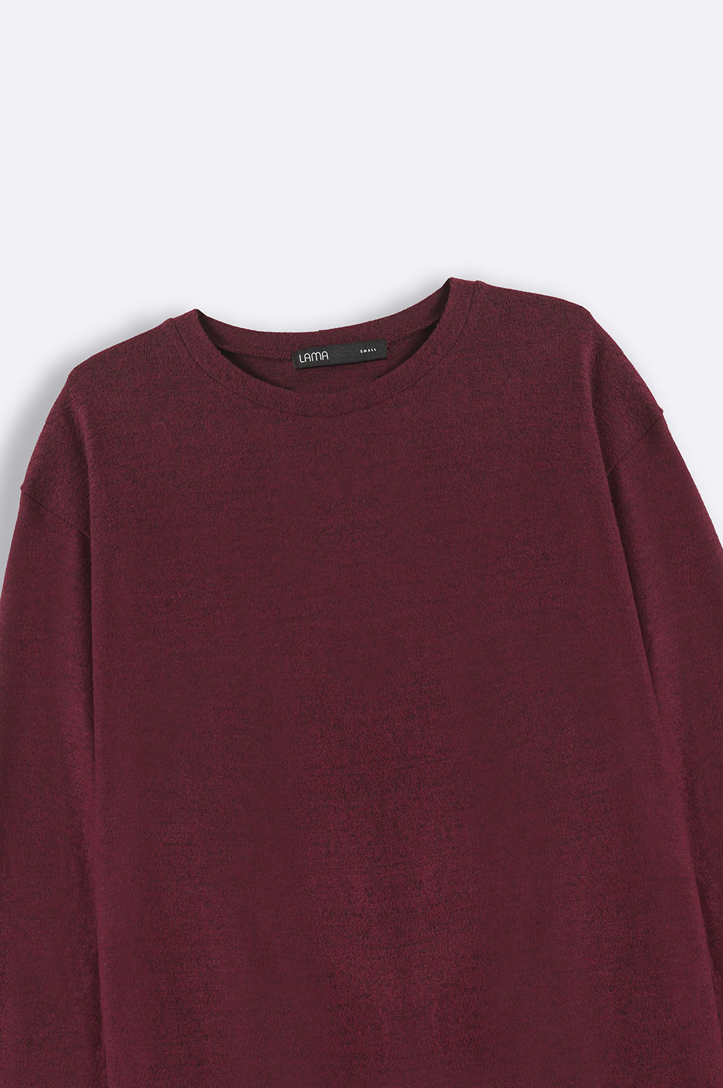 BURGUNDY BASIC SWEATSHIRTS