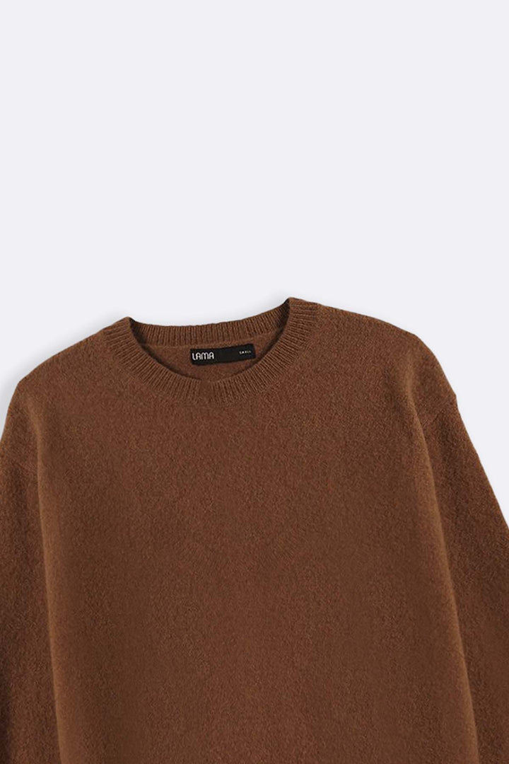 CAMEL PURE WOOL JUMPER