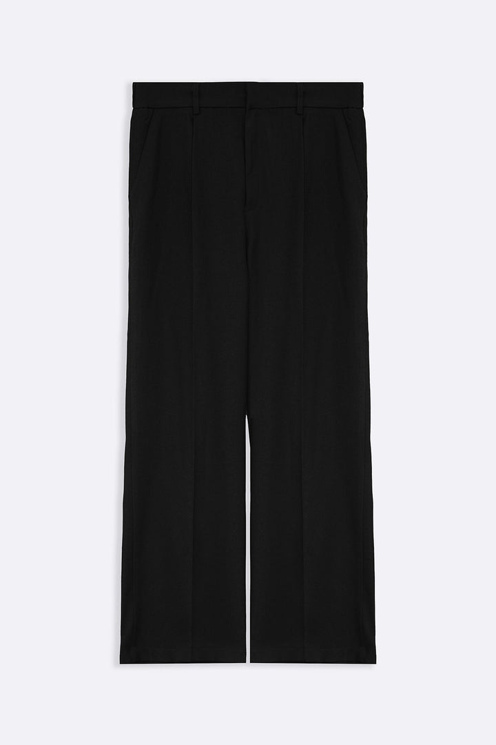 BLACK TAILORED SLIM PANTS