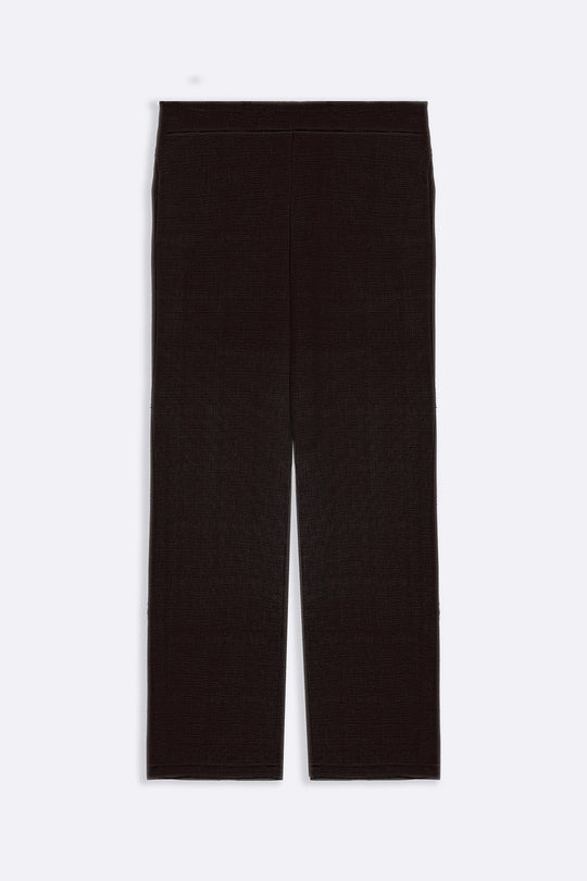 COFFEE TEXTURED PANTS