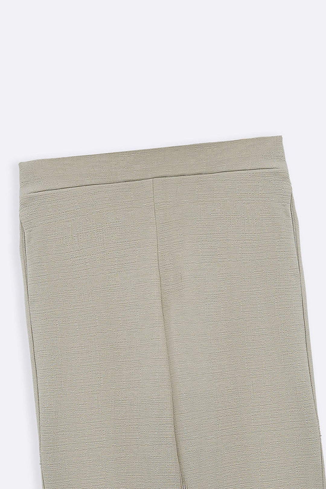 OAT WHITE TEXTURED PANTS