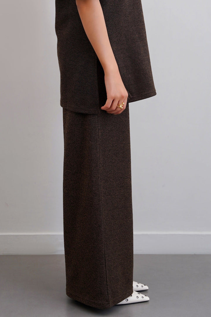 DARK BROWN TERRA PANTS