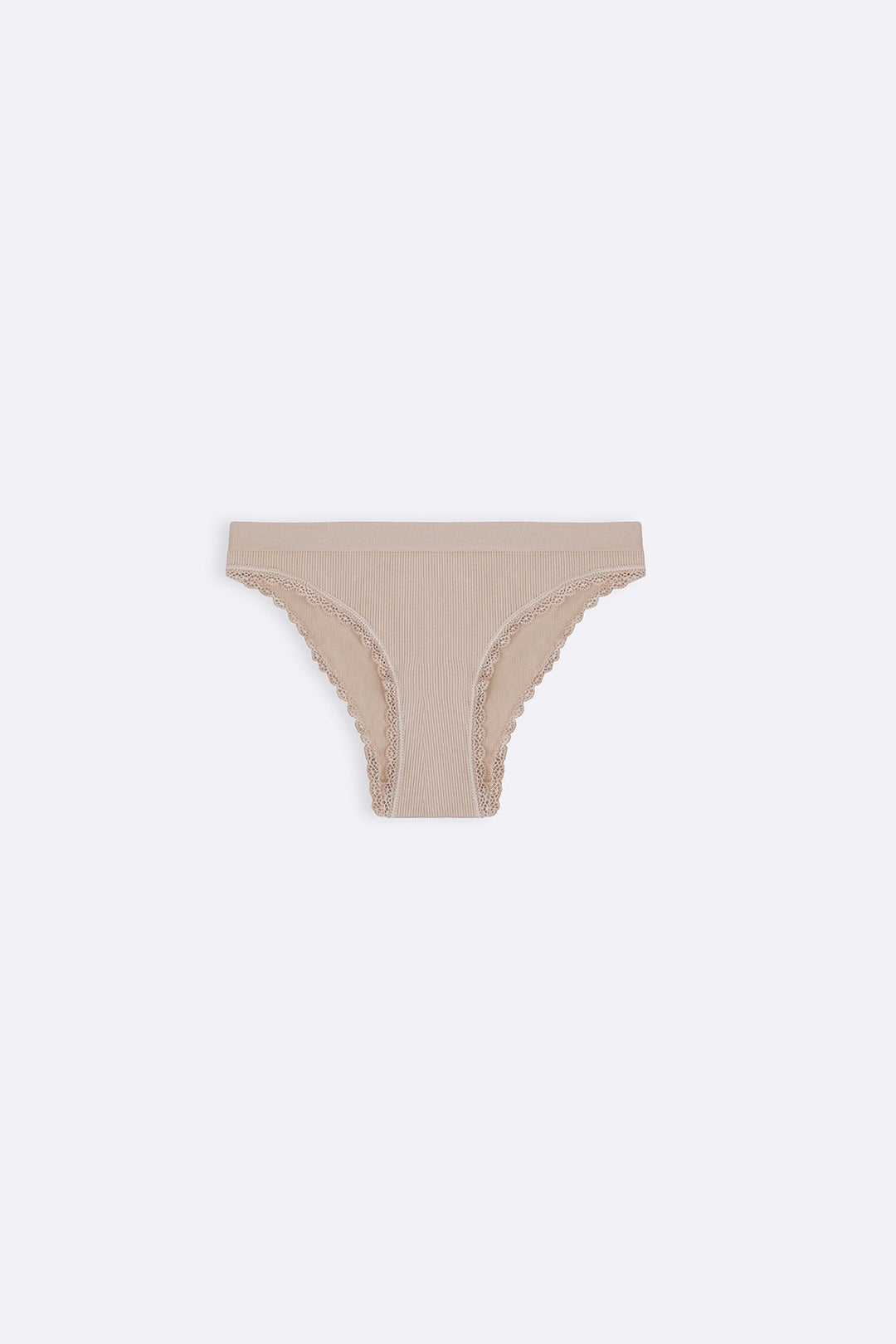 NUDE LACE BRIEF