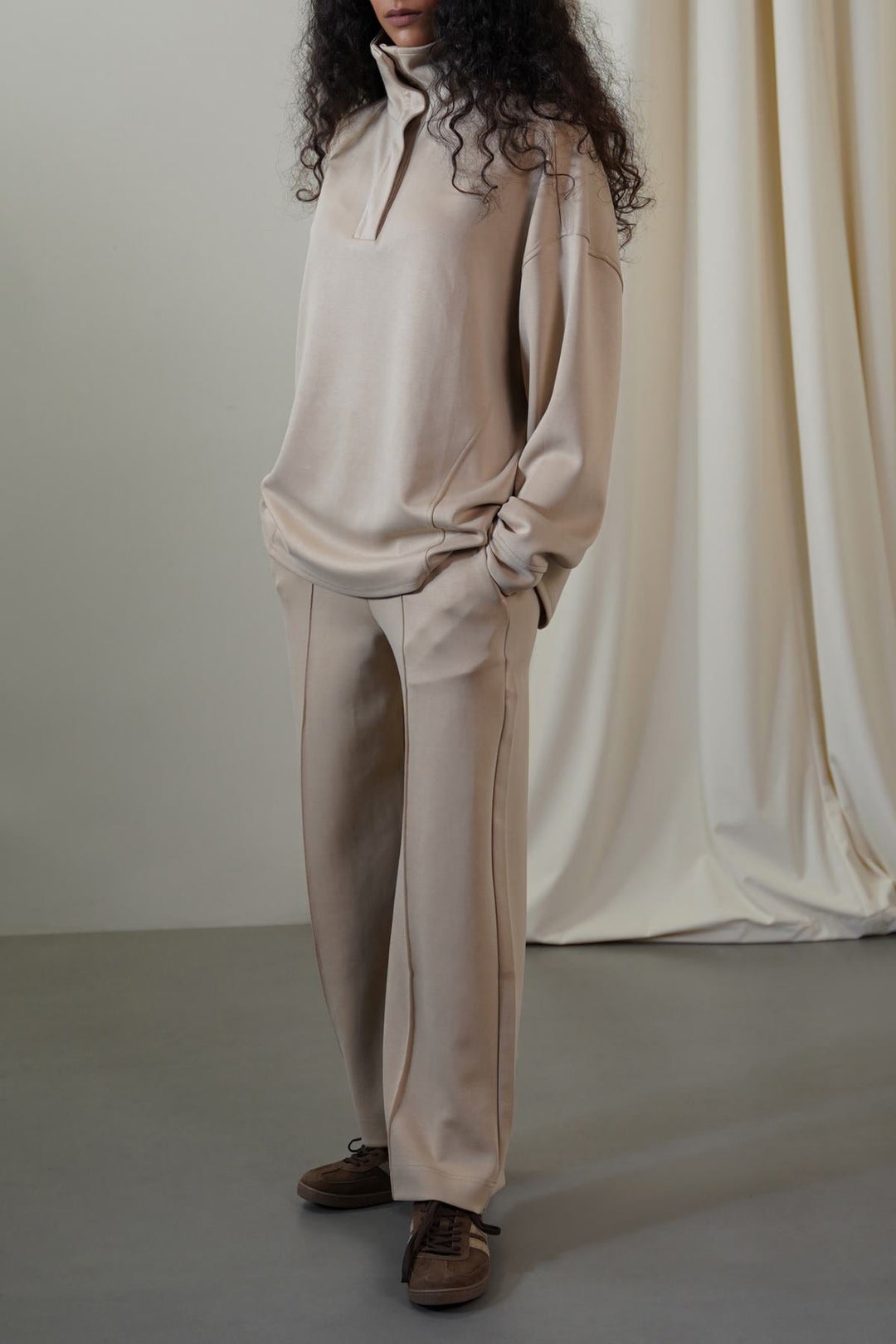 KHAKI SOFT ALL-DAY PANTS