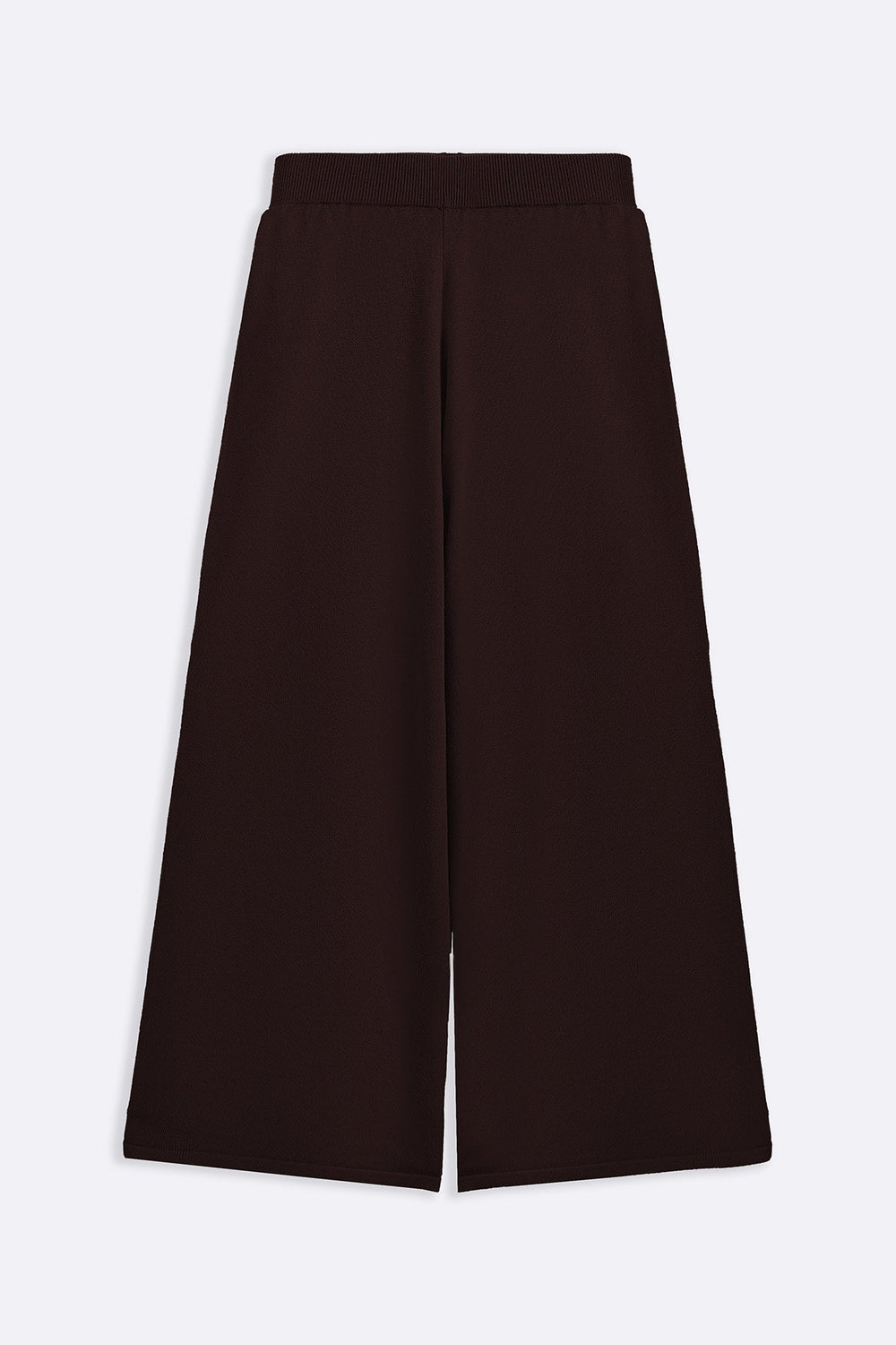 DARK BROWN FLOWY TROUSERS
