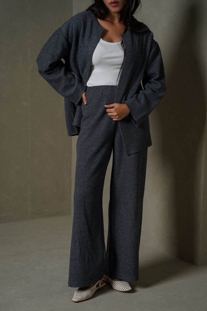 CHARCOAL CLOUD LOUNGE PANTS