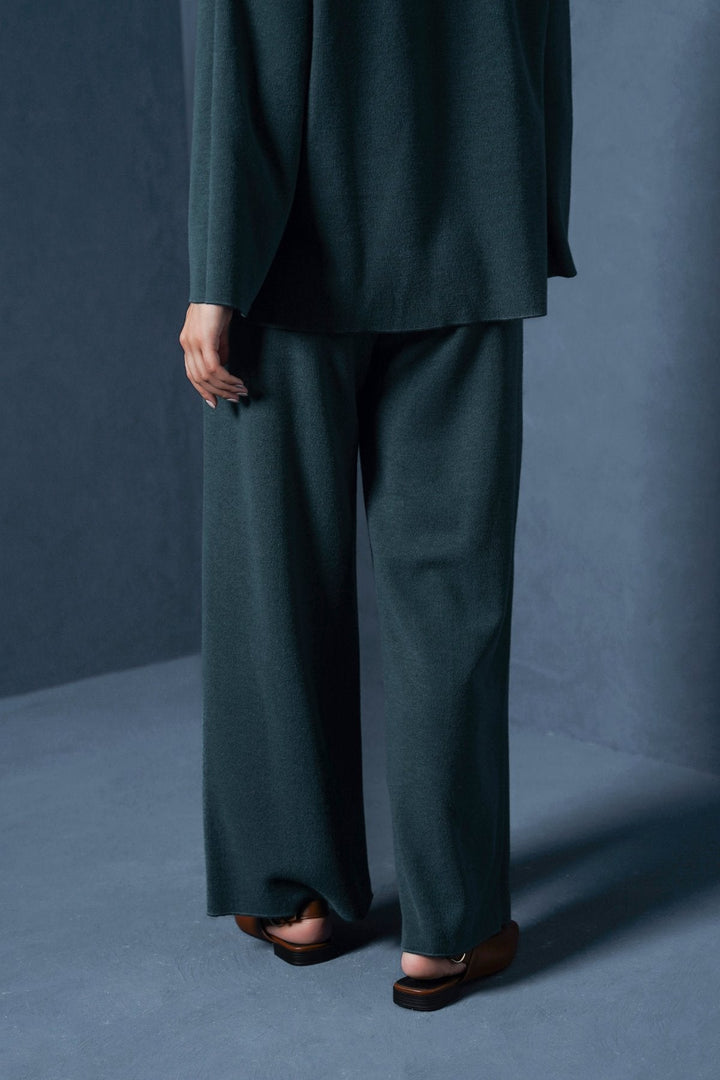 DARK GREEN RETREAT SWEATPANTS