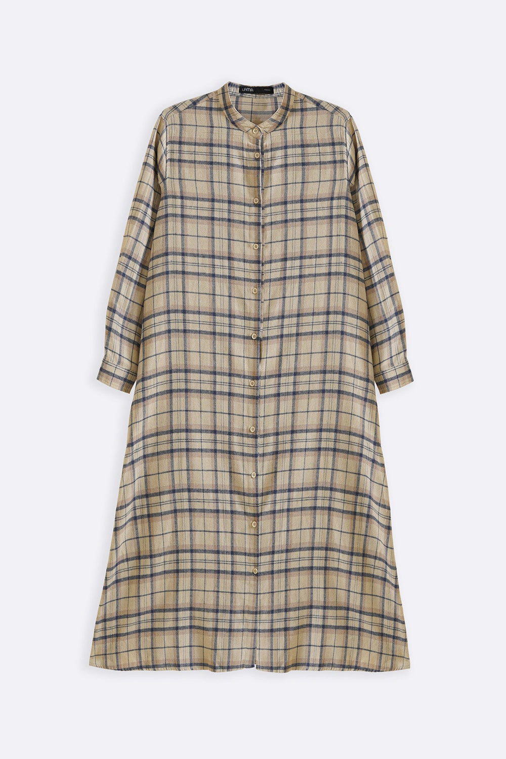 BEIGE ALBA SHIRT DRESS