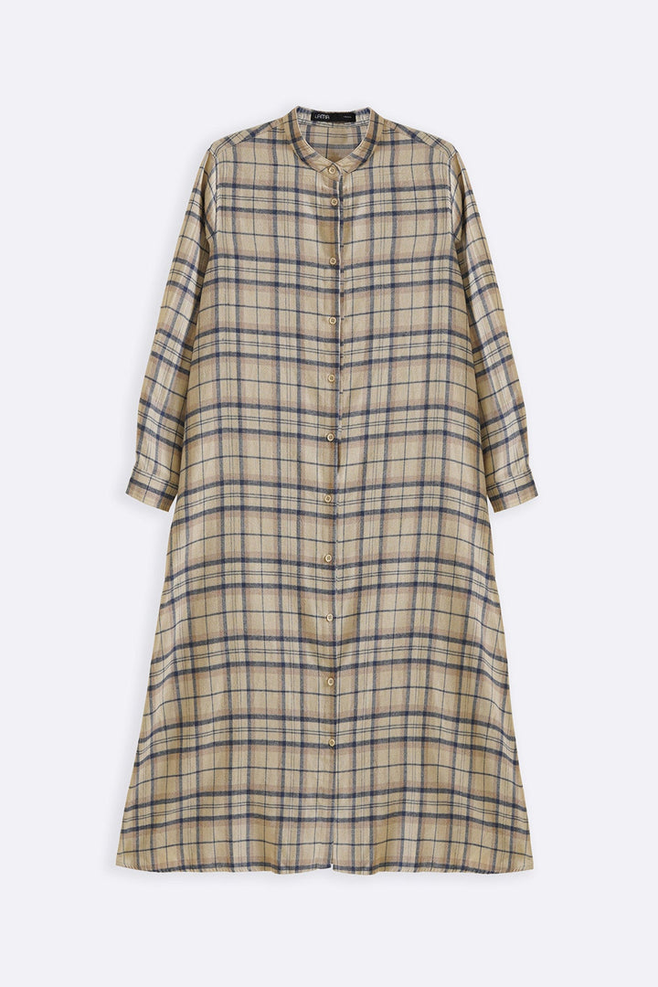 BEIGE ALBA SHIRT DRESS