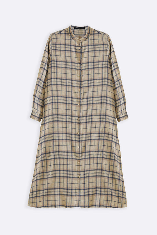 BEIGE ALBA SHIRT DRESS