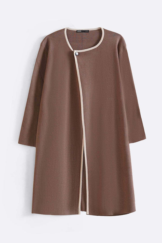 KHAKI DUNE CARDIGAN