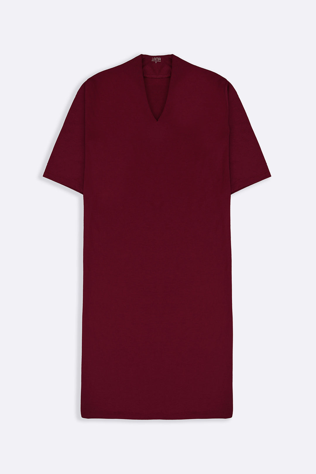 BURGUNDY CASUAL LOUNGE DRESS
