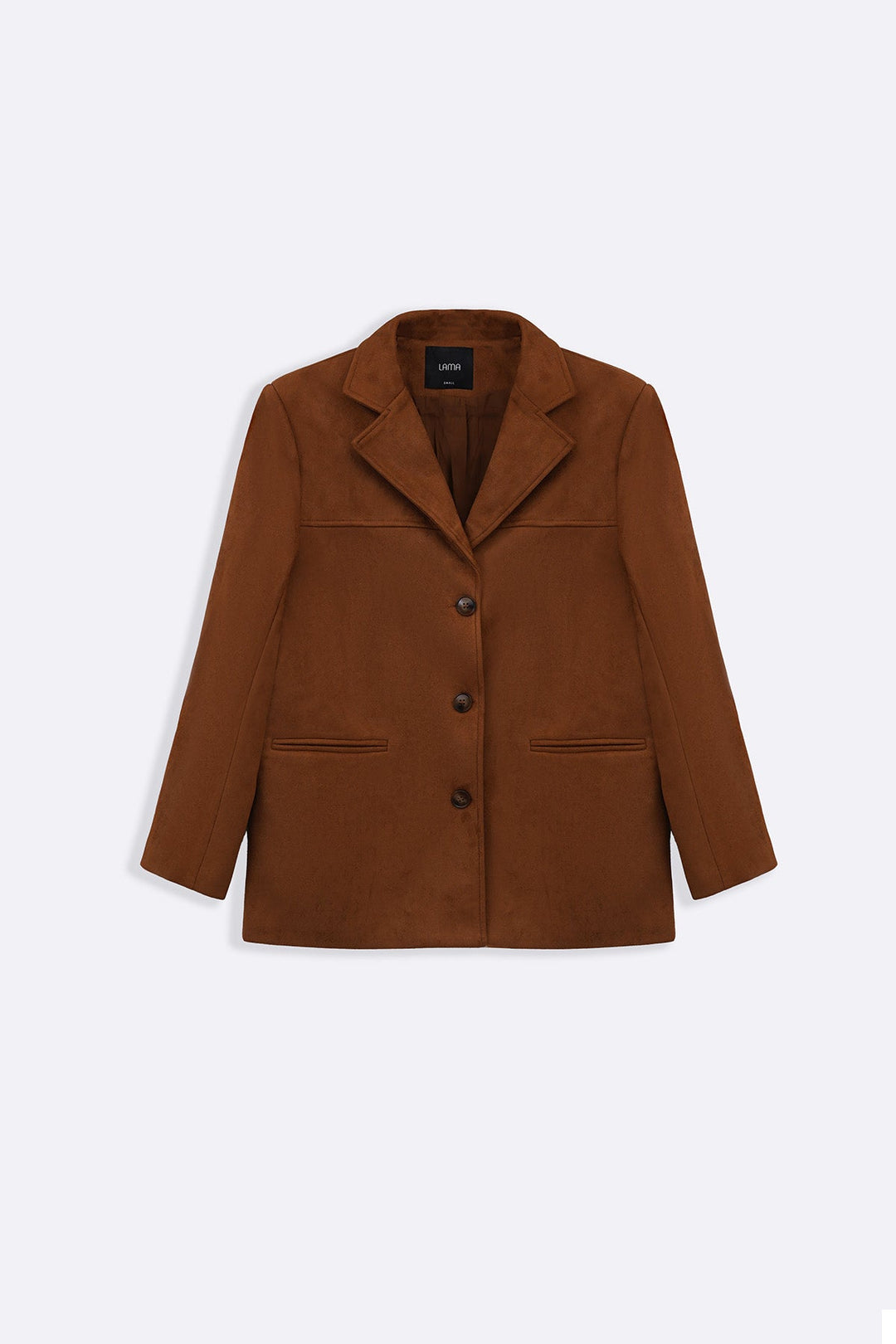 CAMEL SUEDE BLAZER-JACKET
