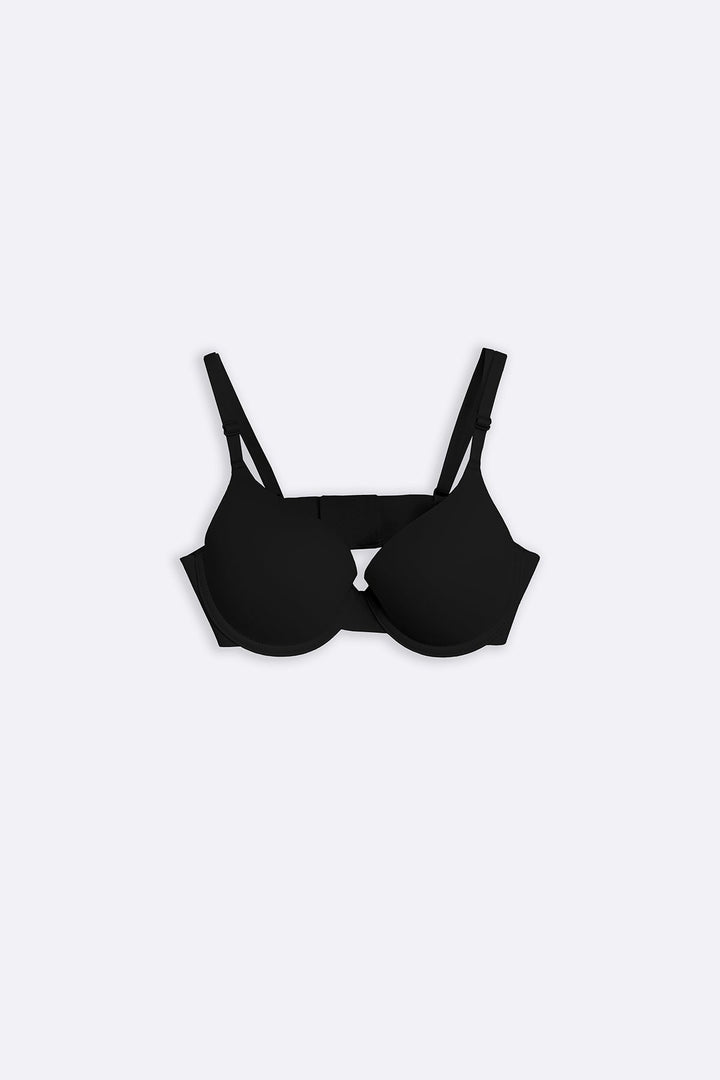 BLACK T-SHIRT BRA