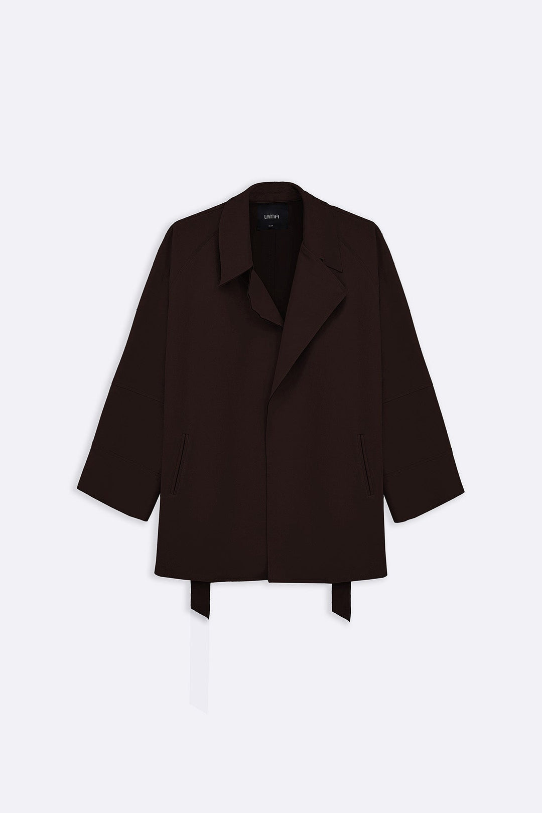 CHOCOLATE ARLO SUEDE TRENCH