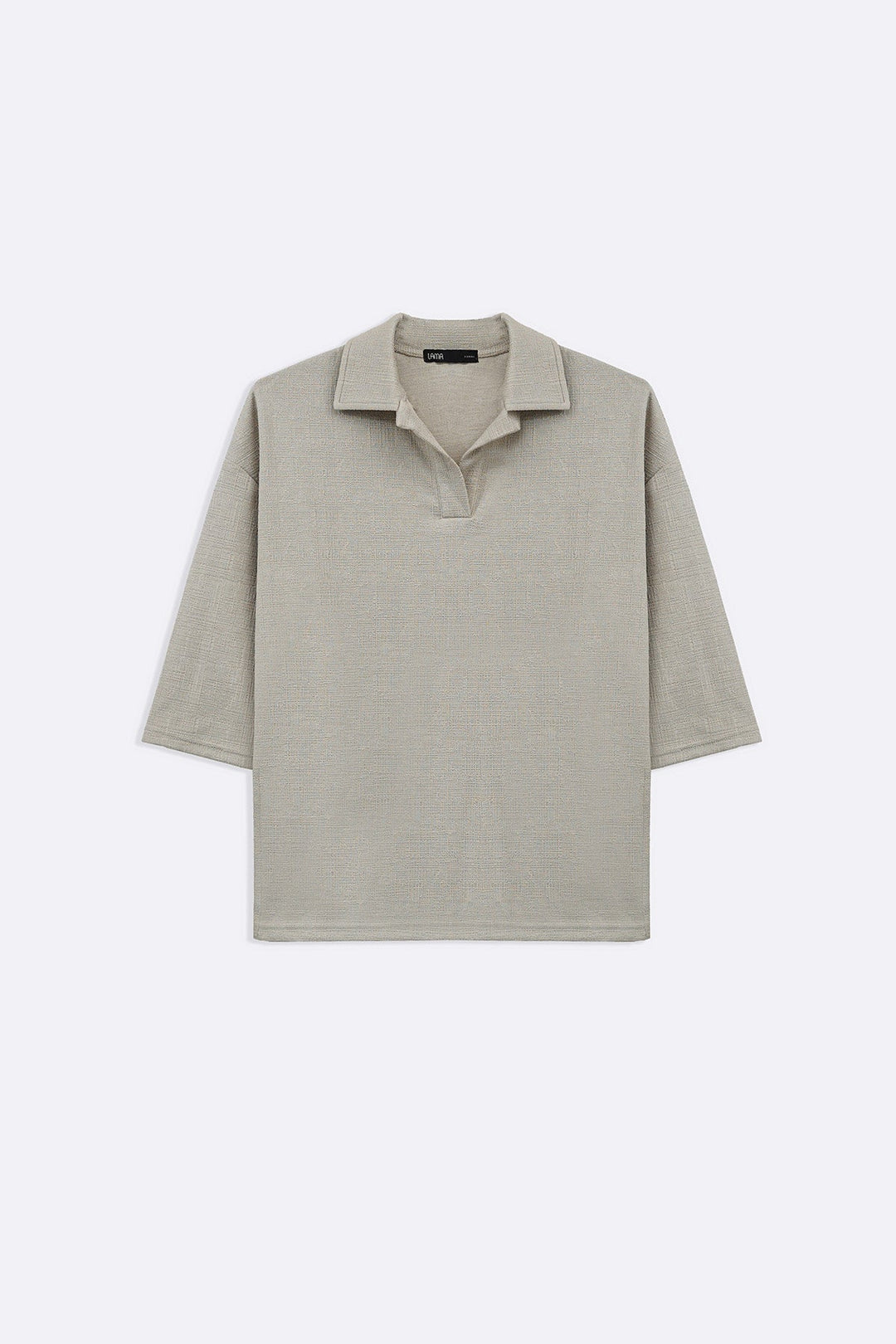OAT WHITE TEXTURED POLO