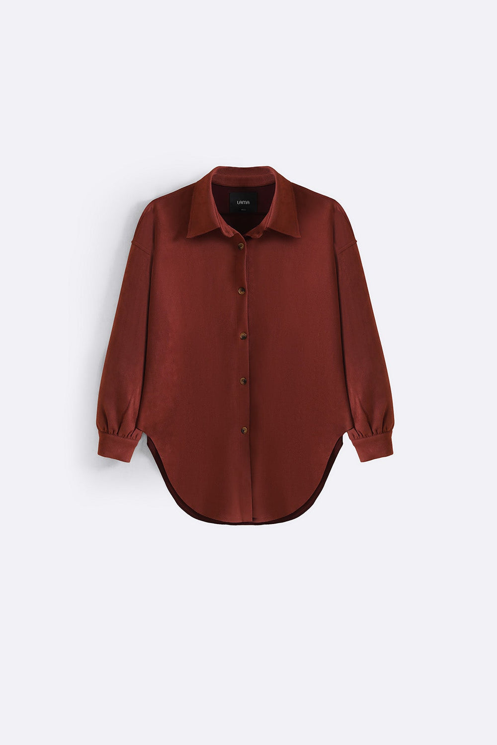 RUST MARA SUEDE SHIRT
