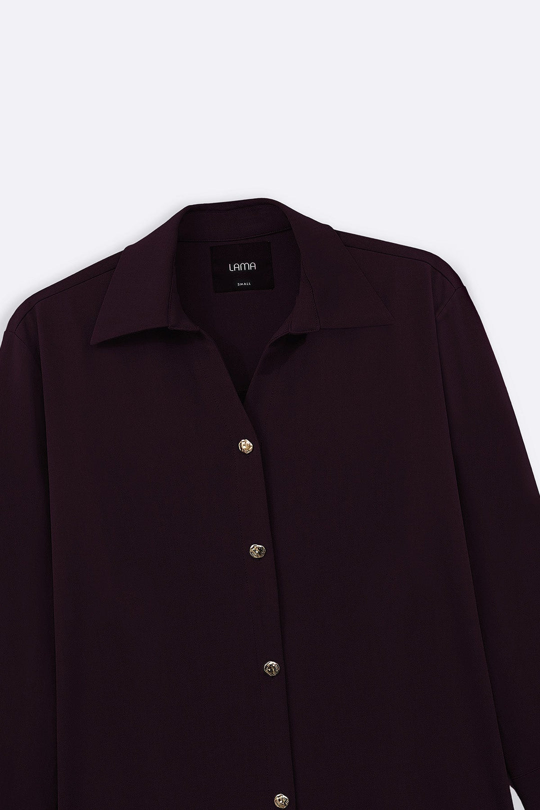 WINE MOCCA BUTTON DOWN
