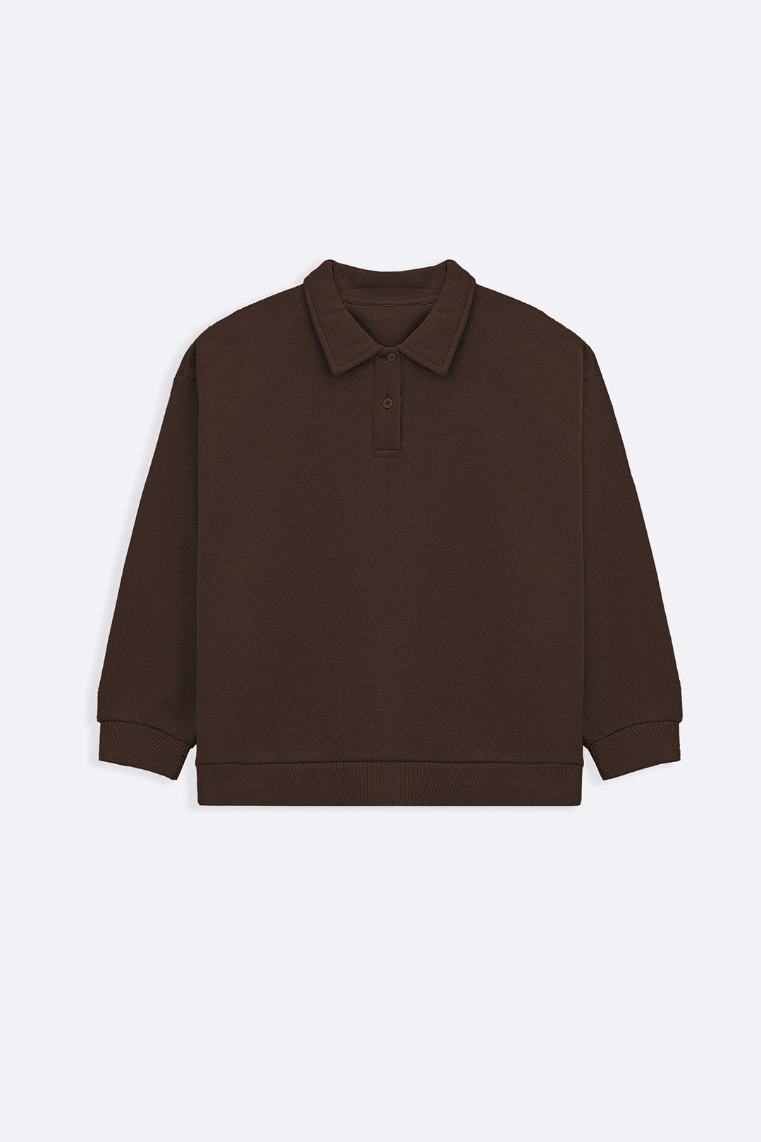 BROWN CLASSIC FLEECE POLO