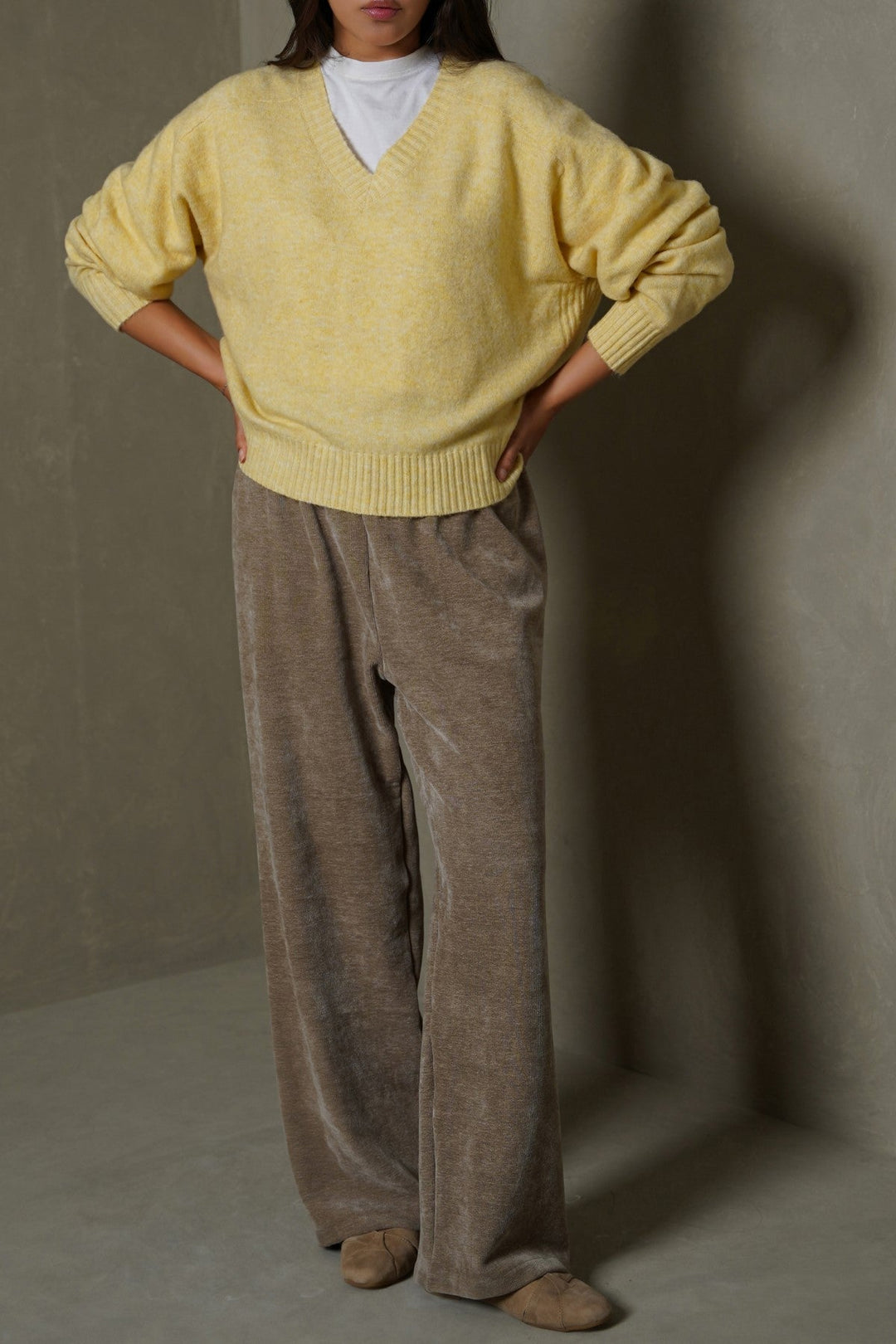 LIME SOFT BUTTER KNIT