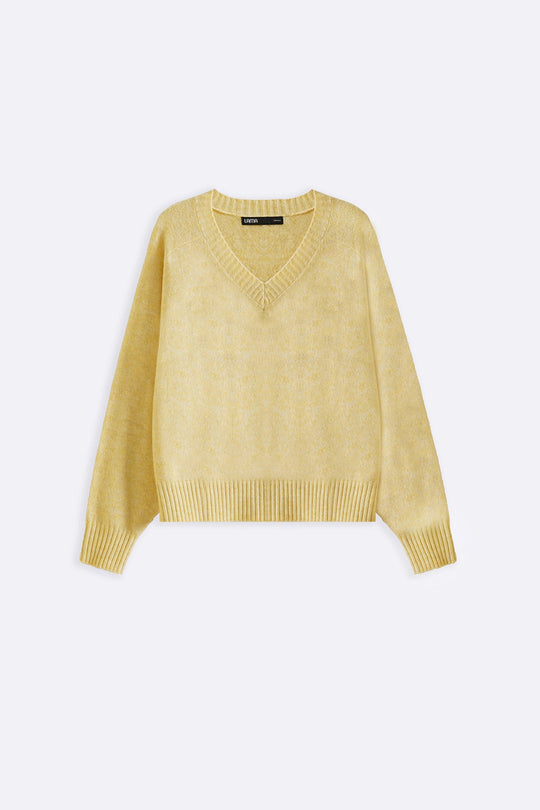 LIME SOFT BUTTER KNIT
