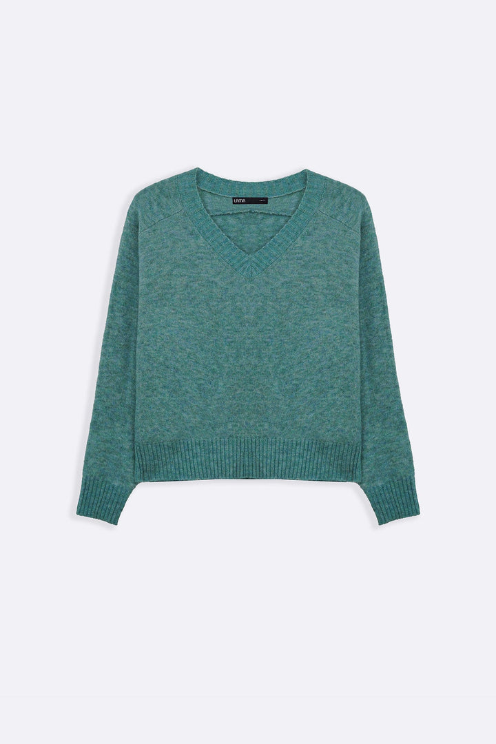 TURQUOISE SOFT BUTTER KNIT