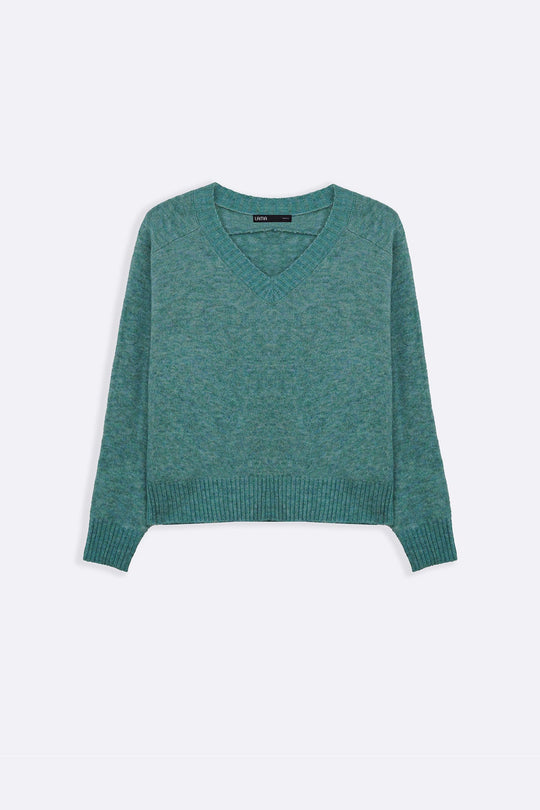 TURQUOISE SOFT BUTTER KNIT