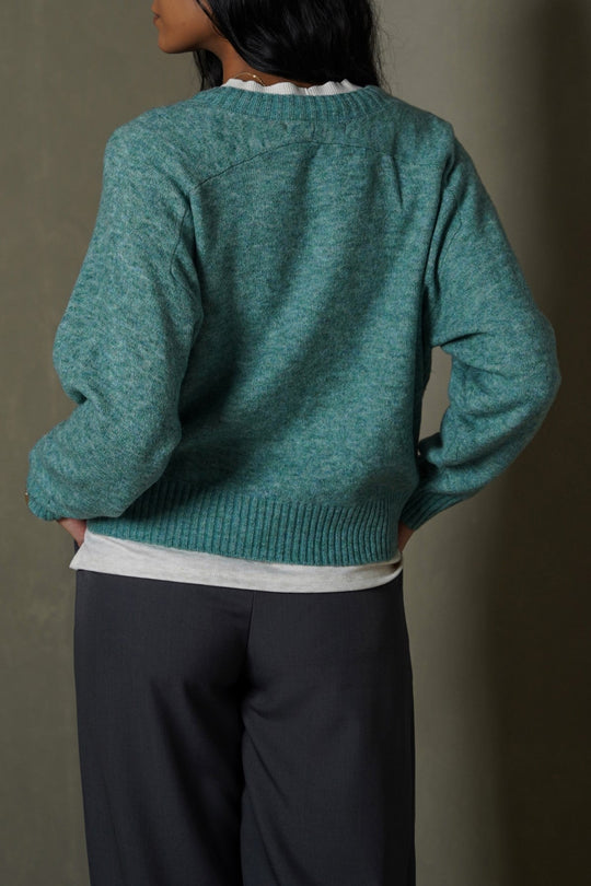 TURQUOISE SOFT BUTTER KNIT
