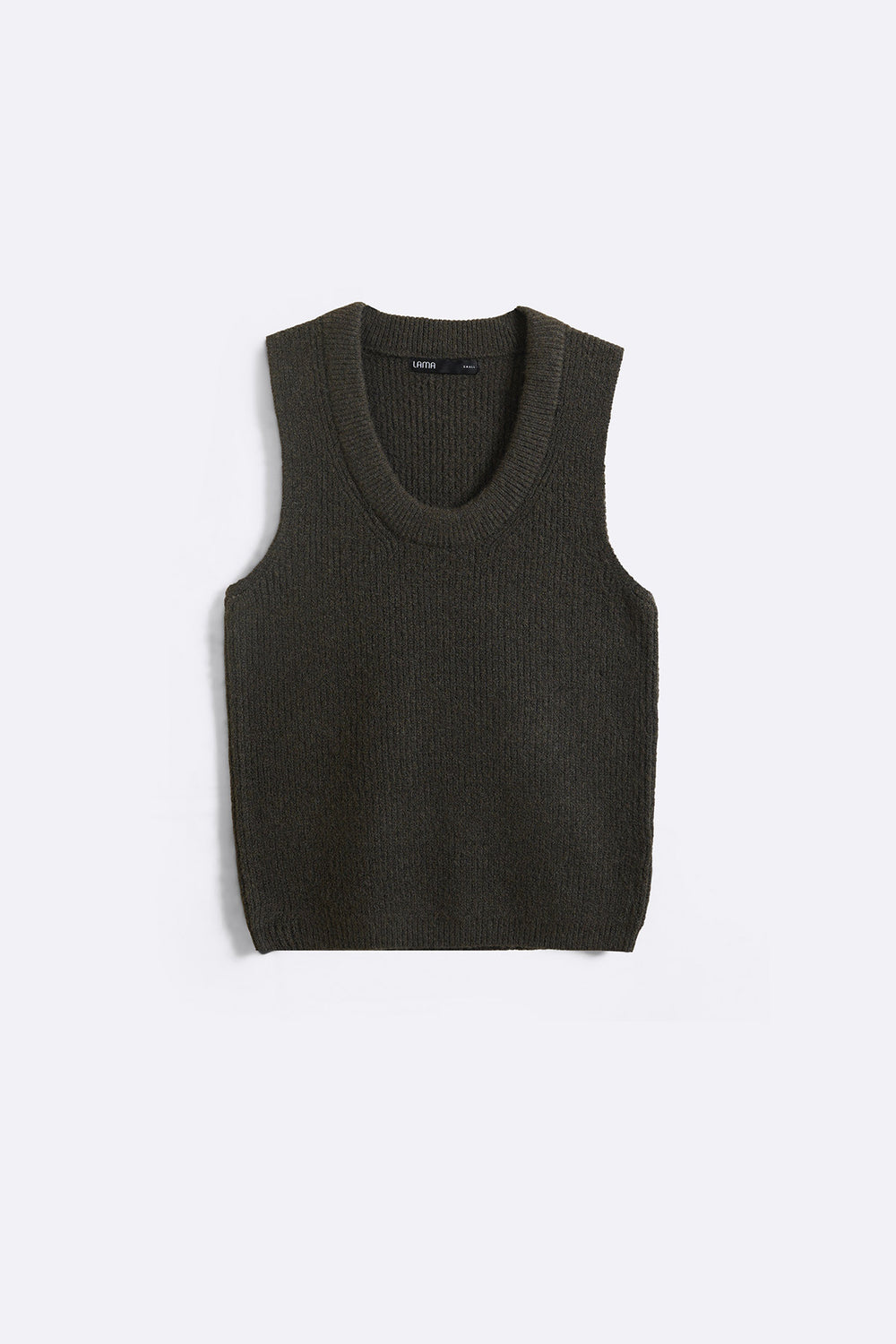 GREEN COSY SWEATER VEST