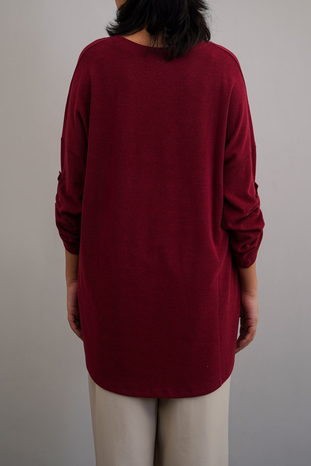 MAROON AUTUMN WHISPER TEE