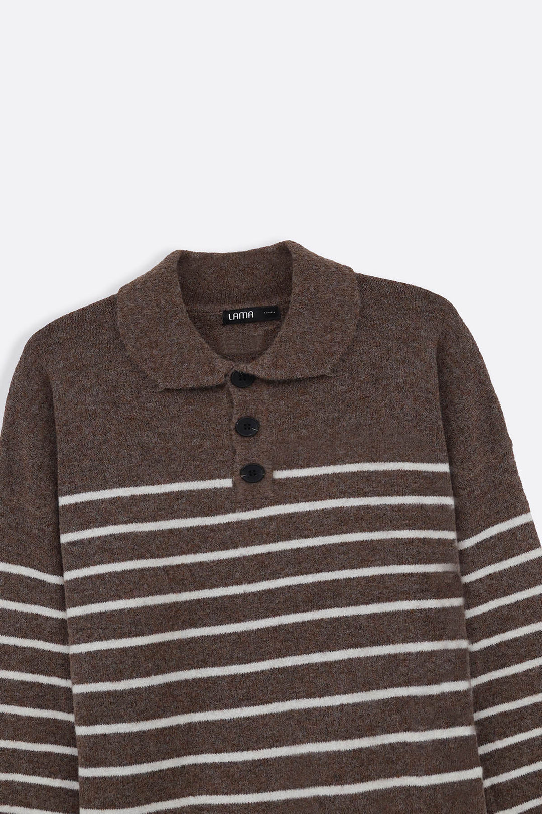 BROWN MARINE WOOL SWEATER