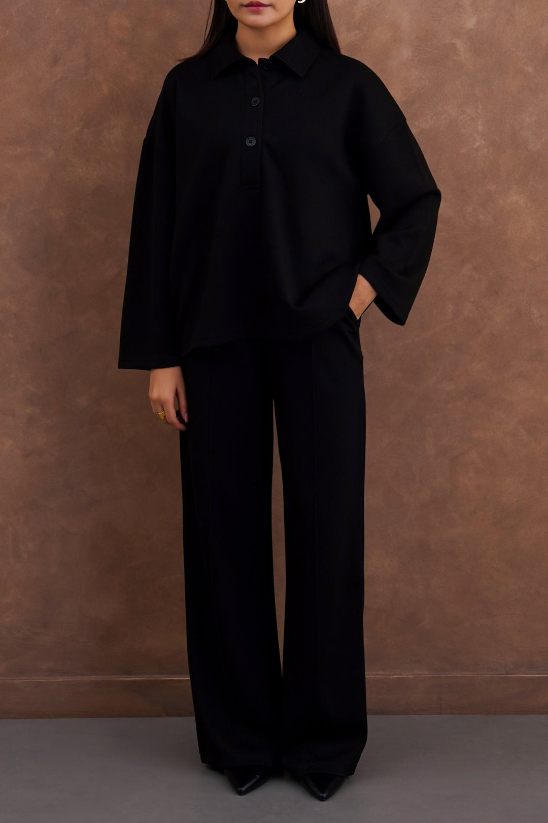 BLACK LOUNGE POLO