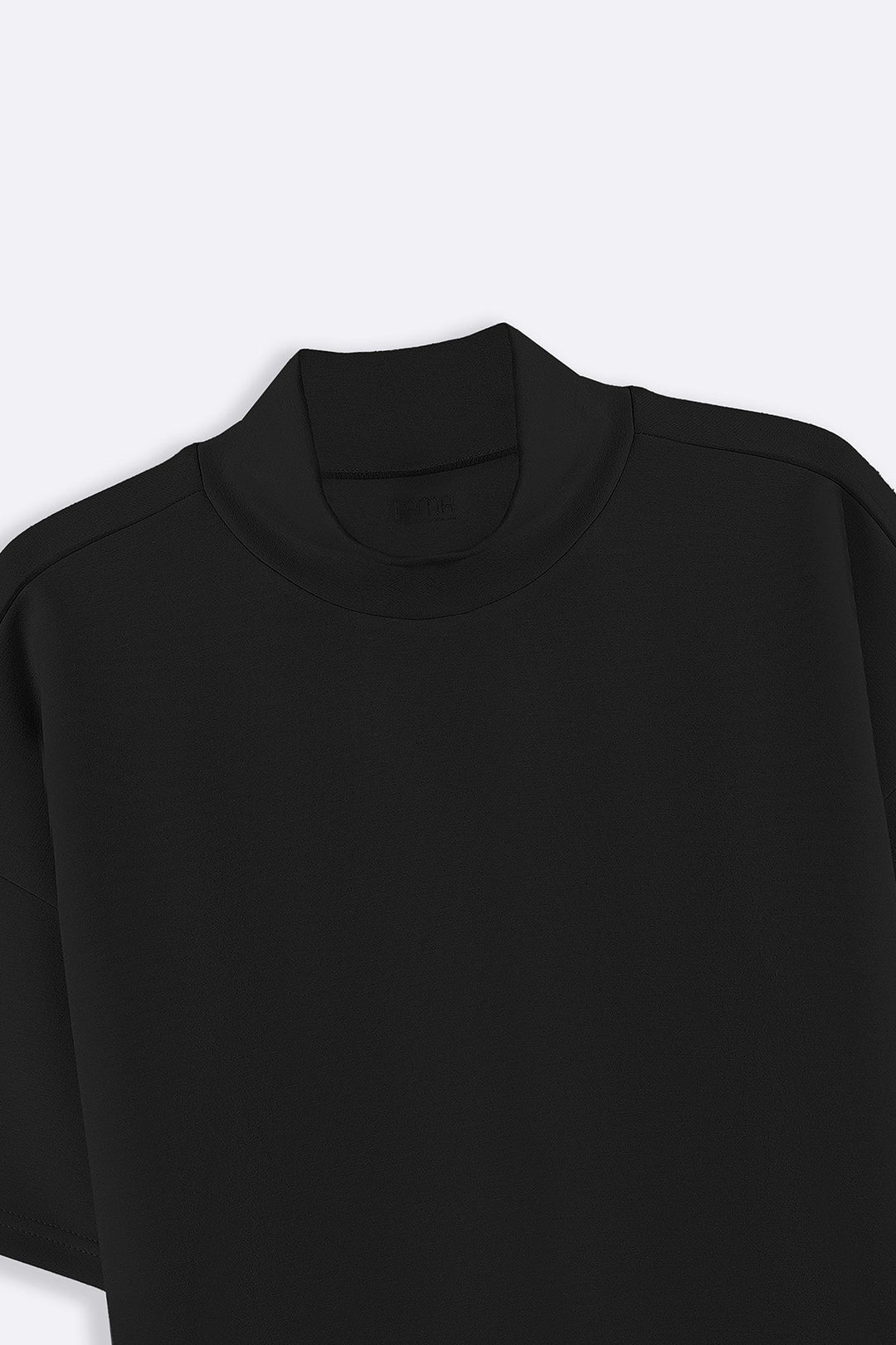 BLACK NEOPRENE HIGH NECK