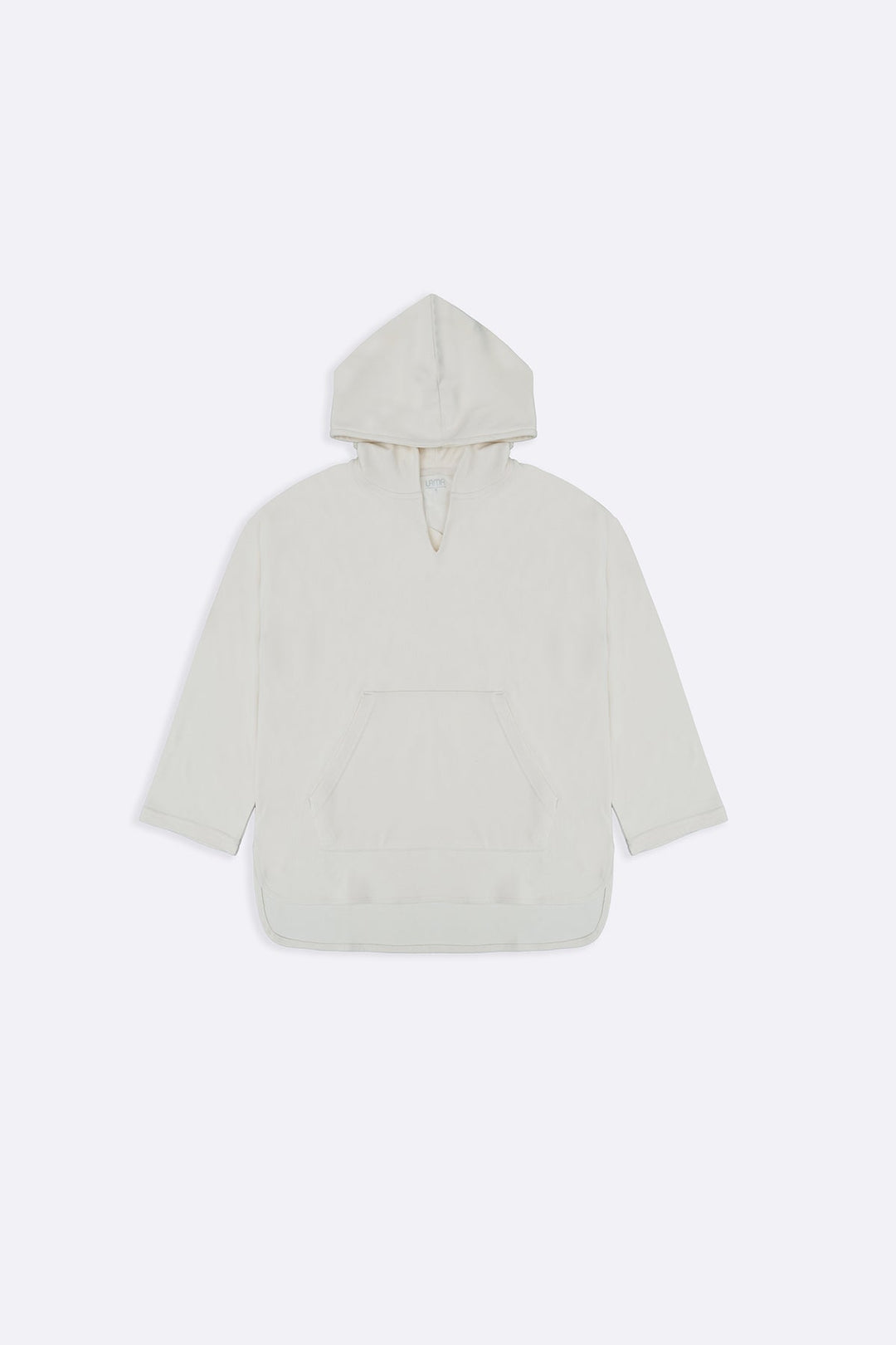 IVORY LOUNGE V-NECK HOODIE