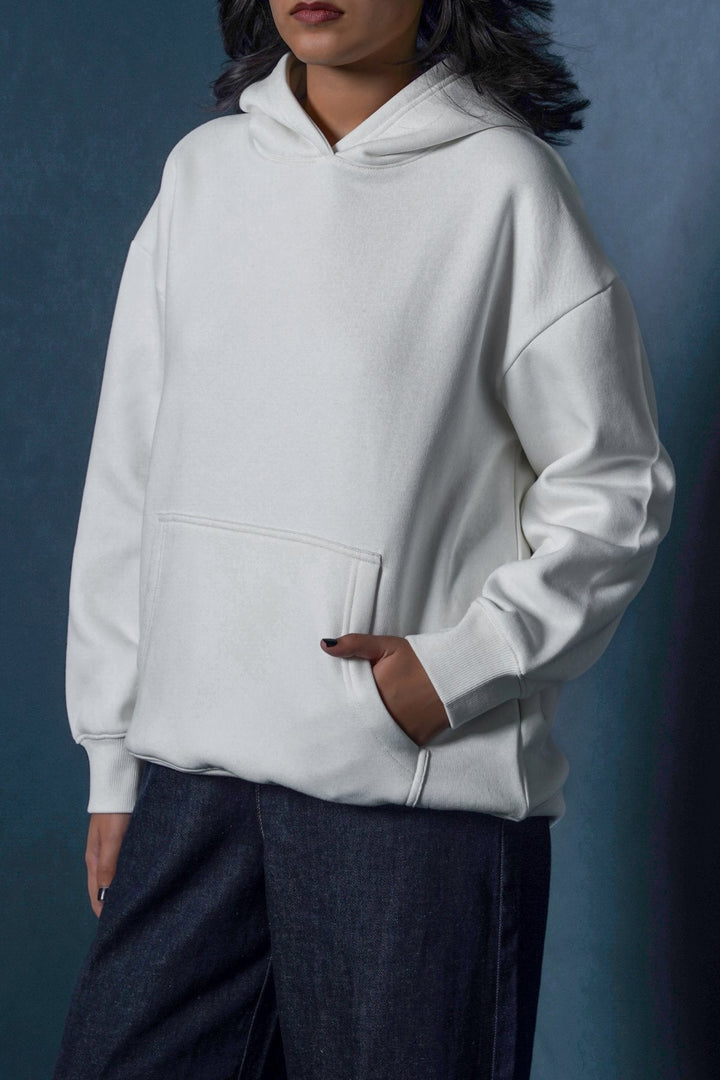 WHITE CLASSIC HOODIE