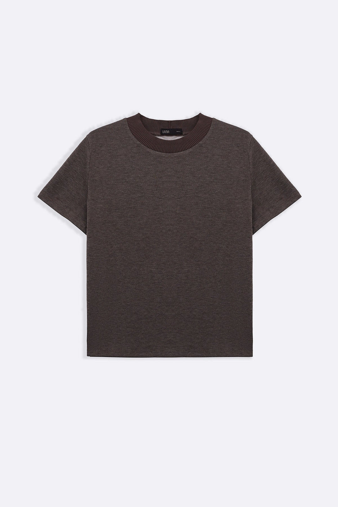 BROWN LIVE IN TEE