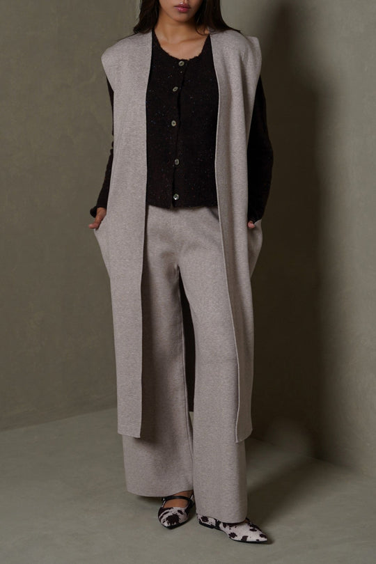 BEIGE URBAN WALK CARDIGAN