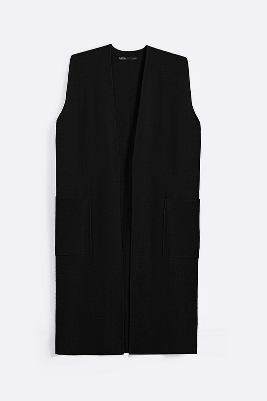 BLACK URBAN WALK CARDIGAN