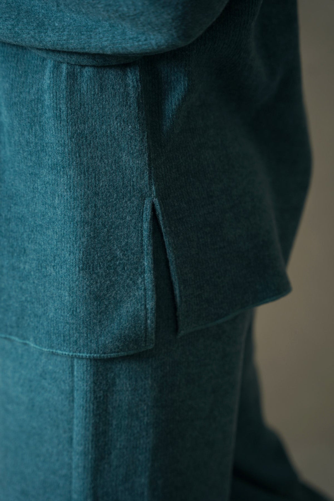 FOREST GREEN CLOUD LOUNGE CARDIGAN