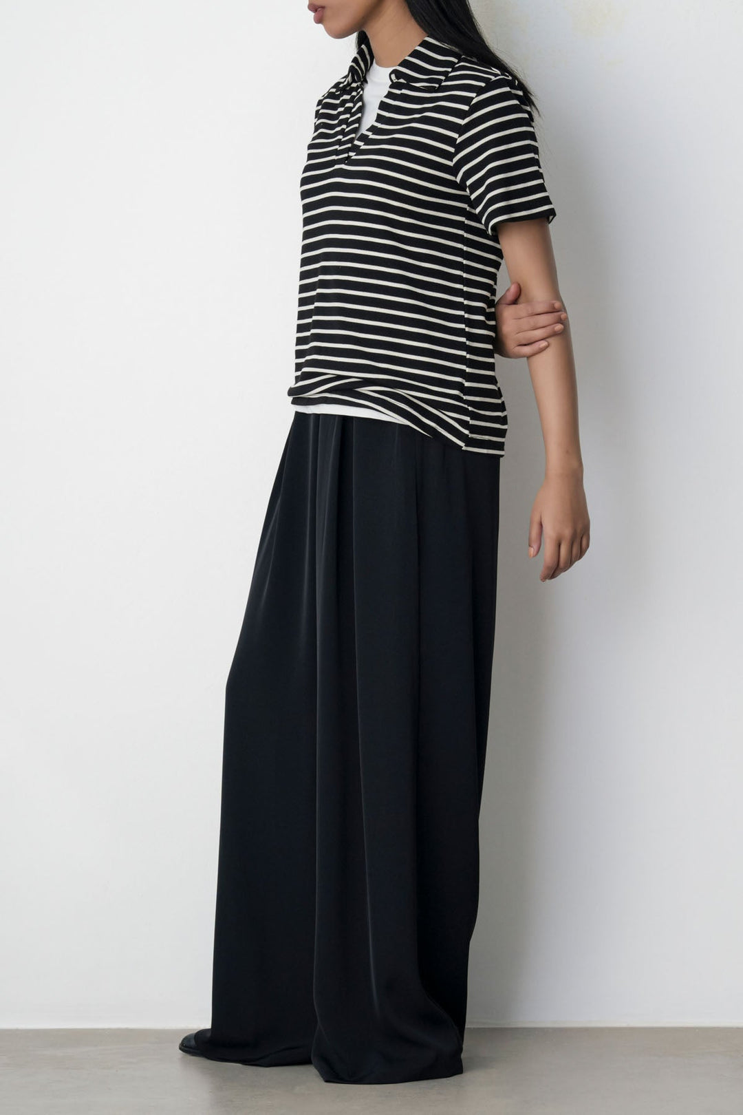 BLACK KYOTO LONG VELCRO PANTS