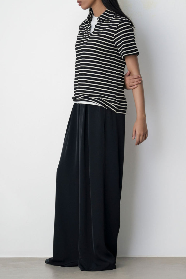 BLACK KYOTO LONG VELCRO PANTS