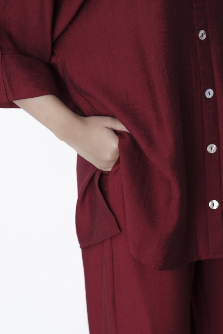 RED-SOFT BASIC CULOTTES