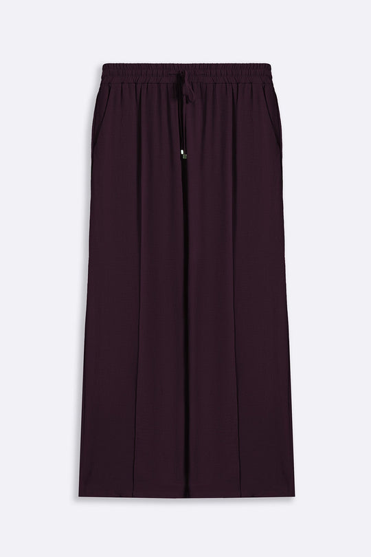 WINE SLINKY SEAM TROUSER