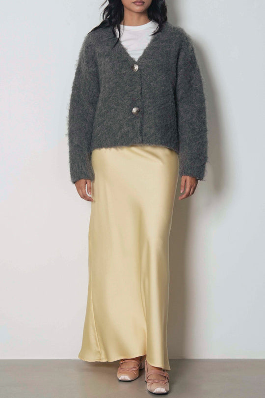 SATIN FLOOR LENGTH SKIRT