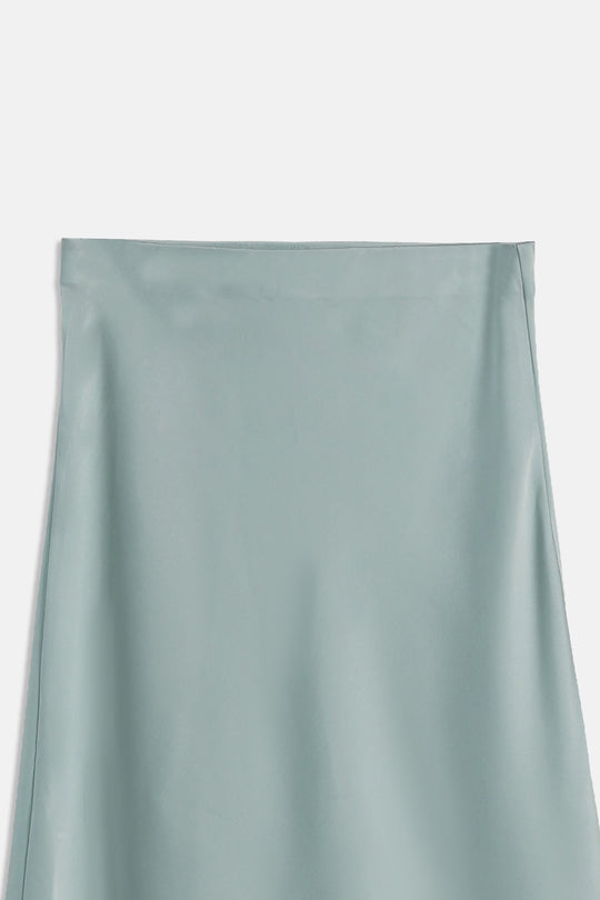 SATIN FLOOR LENGTH SKIRT