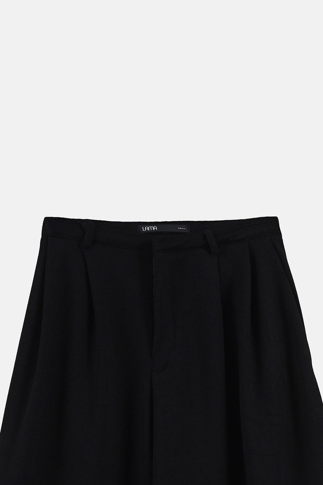BLACK-WIDE-LEG TROUSER