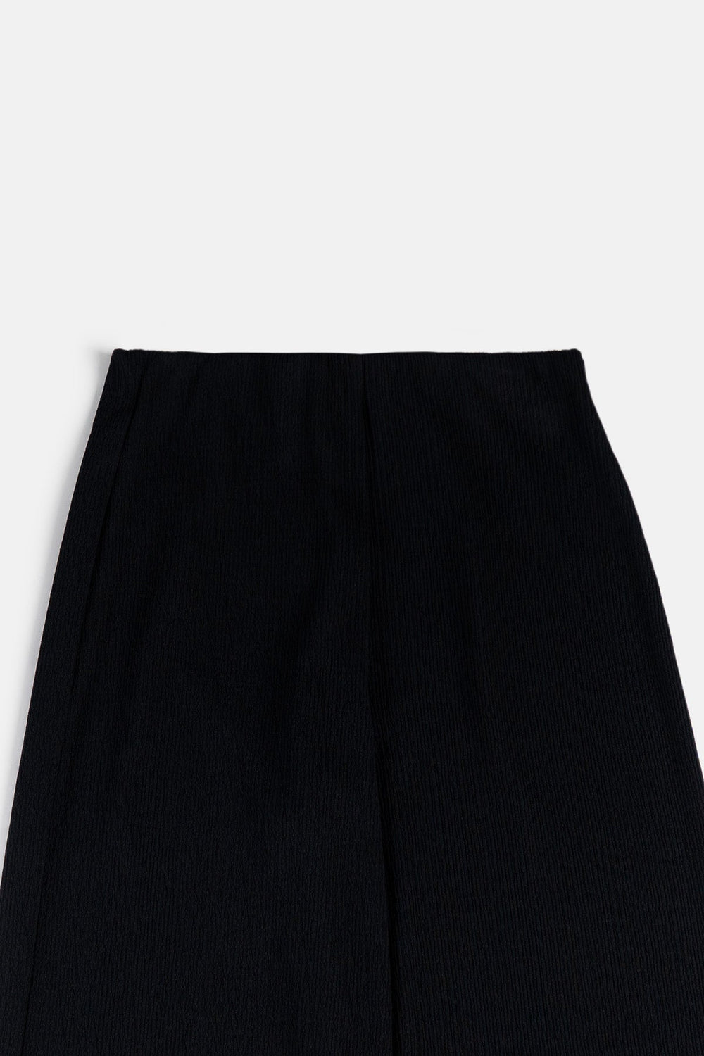BLACK TEXTURED PANTS